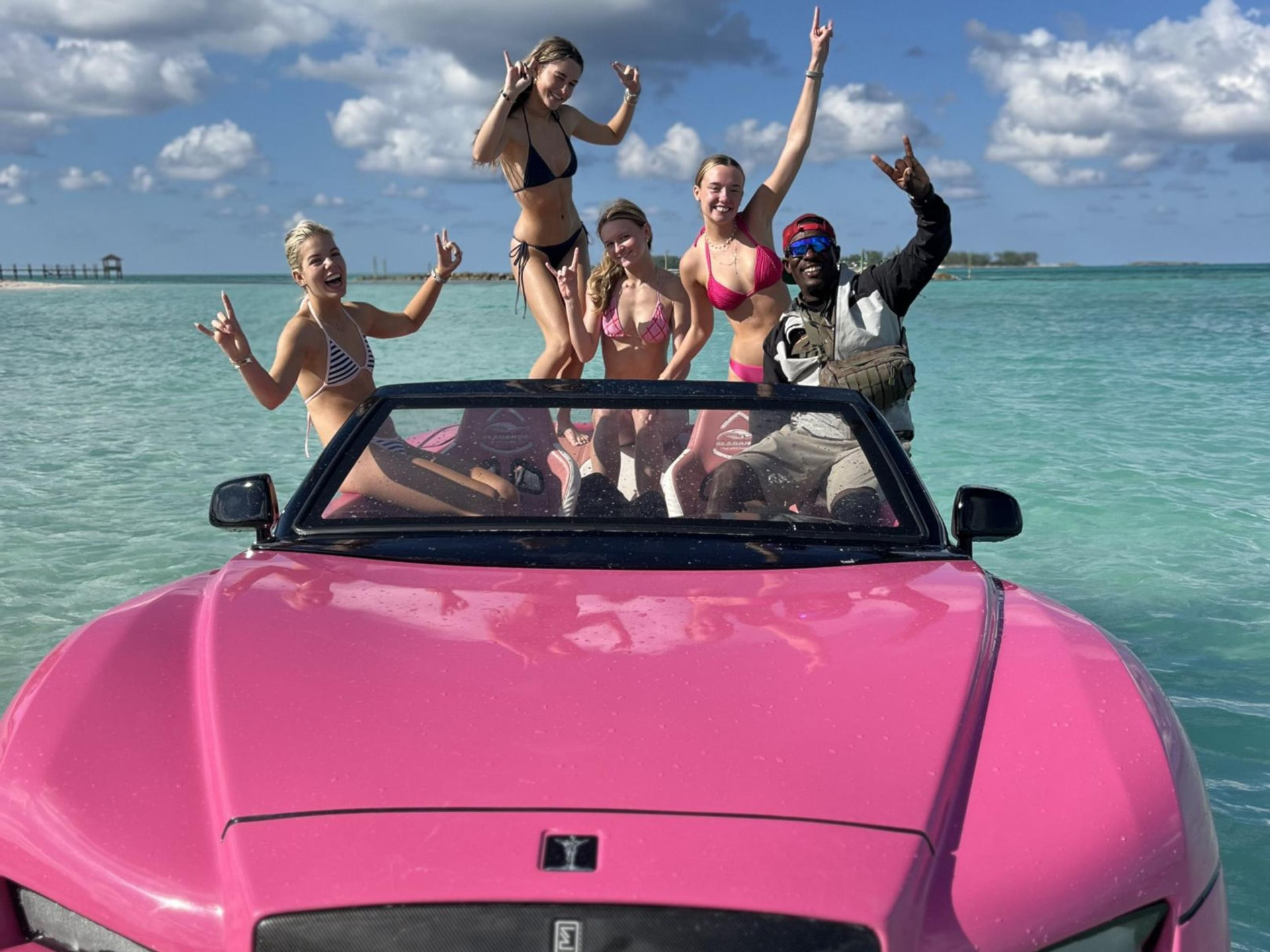 Rolls Royce RR luxury JetCar on the water